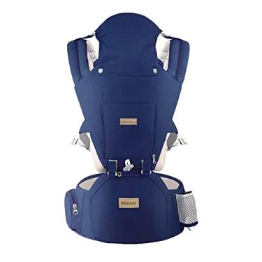 Imagem de Mochilas Canguru Carregador Ergonômico de Bebê 3 Em 1 (Azul Marinho)