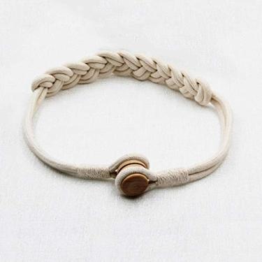 Imagem de Cortina Magnética Feita à Mão Acessórios de Quarto Suporte de Cortina Clipe Corda Corda de Algodão Fivela Cortinas Retenção Decoração de Casa, Branca, 4 peças