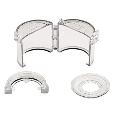 Imagem de Master Lock Lockout Device S2151 Capa de botão removível e rotativa, transparente, 14,6 cm x 7,7 cm x 6,4 cm