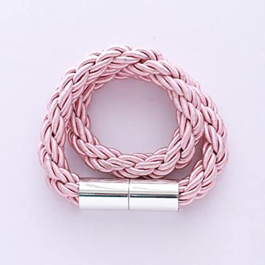 Imagem de Cinta de fivela magnética de cortina de metal criativa simples tira de cortina fivela de cortina prendedores de cortina, T4,4 pcs