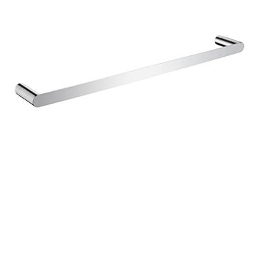 Imagem de Barra de toalha simples de aço inoxidável Suporte de toalheiro quadrado Toalha de cozinha Fome Prateleira de chuveiro Acessórios de banheiro Prata preto, Barra de toalha A8