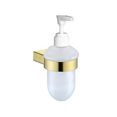 Imagem de Suporte de plataforma de telefone de papel dourado escovado, suporte de barra de toalha, saboneteira, copo de escova de dentes, suporte de escova de banheiro, acessórios de banheiro, dispensador de sabão