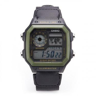 Imagem de Relógio Casio Masculino Digital World Time AE-1200WHB-1BVDF
