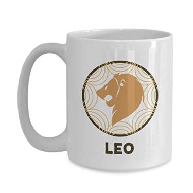 Imagem de Caneca de café Leo Zodiac - Caneca de café de 445 ml