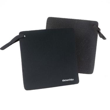 Imagem de Conjunto de pegadores de panela de 2 peças, preto/preto