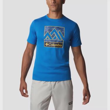 Imagem de Camiseta Columbia mc Zero Rules Graphic Azul Masculino