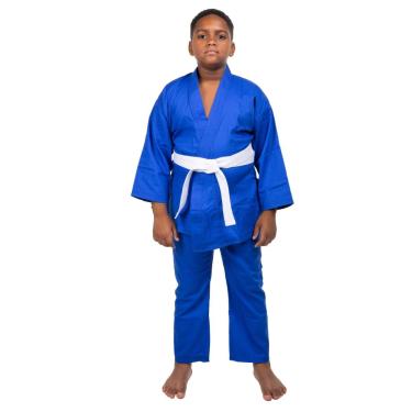 Imagem de Kimono Infantil Kids Judo Jiu-Jitsu, Haganah, Azul, M000