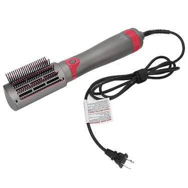 Imagem de Escova de secador de cabelo 5 em 1 para pentear controle de frizz, secador de cabelo e modelador volumizador, escova de ar quente de 3 engrenagens, volume de escova de secador de cabelo