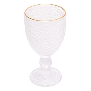 Imagem de LYOR - Taça de Água de Cristal Martelado com Fio de Ouro Petra 320ml