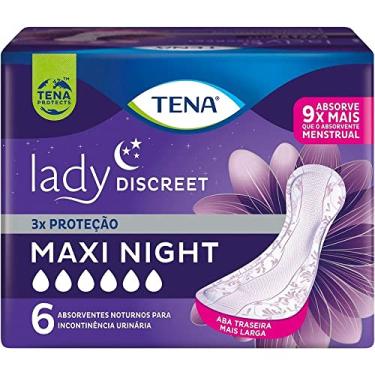 Imagem de Absorvente Geriátrico com 6 Discreet Maxi Night Unit, Tena