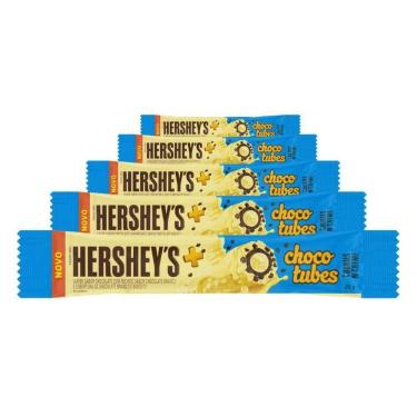 Imagem de Chocolate Hersheys 5 Unidades 25G Chocotubes Cookies N Creme