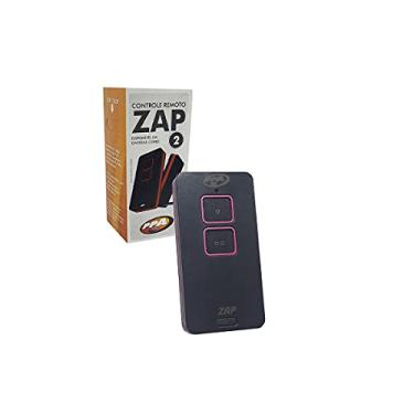 Imagem de Controle Remoto Para Portão PPA ZAP 2 Preto e Rosa 433,92Mhz