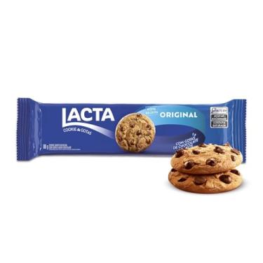 Imagem de Biscoito cookies Lacta ao leite 80g