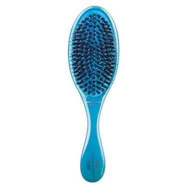 Imagem de Olivia Garden Escova modeladora OG Opala, para suavizar e adicionar brilho, todos os tipos de cabelo, almofada removível para facilitar a limpeza, abraço o couro cabeludo para massagem no couro cabeludo, suave, para mulheres, homens e crianças, opala