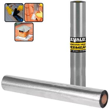 Imagem de Fita Autoadesiva Multiuso Manta Asfáltica 90 CM x 10 Metros EVALD