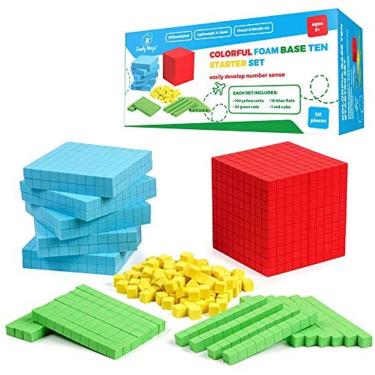 Imagem de Simply Magic 131 PCS Foam Base Dez Blocos para Matemática - Lugar