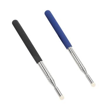Imagem de STOBOK Ponteiro Portátil Para Professores 2 Peças Retrátil Sem Fio Apresentador Remoto Ponteiro Para Sala De Aula Ponteiro Para Professor Material De Sala De Aula Escritório Aço