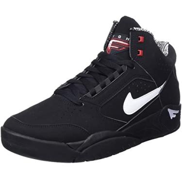 Imagem de Nike Tênis masculino Air Flight Lite Mid, Preto, branco, vermelho, universitário, 44