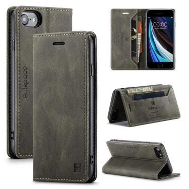 Imagem de Iphone 6 couro flip case  luxo caso carteira magnética para apple iphone 6 6s mais