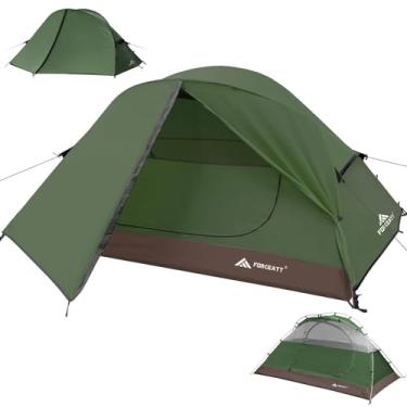 Imagem de Mochila portátil Forceatt Camping Tent 1-2 pessoas, impermeável e à prova de vento, fácil de instalar, adequada para viagens, acampamento, caminhadas e outros esportes ao ar livre