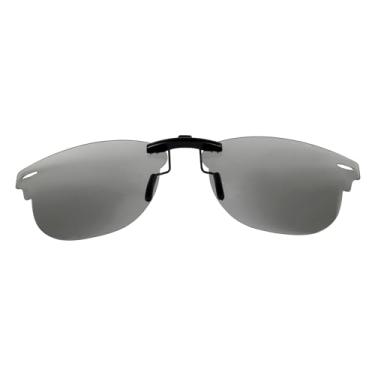 Imagem de Óculos de sol polarizados CLIP-ON para Ray-Ban CLUBMASTER RB5154 49X21 para homens e mulheres proteção UV, Transparente., Standard