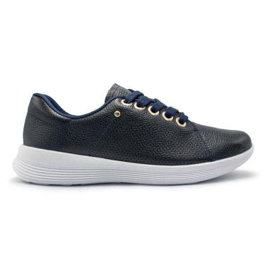 Imagem de Tênis Usaflex Feminino Couro Conforto Casual UC0602