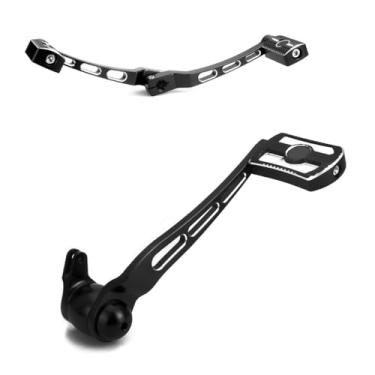 Imagem de TOPRAMETAL Kit de braço de freio de cabeça de crânio, pinos de alavanca de câmbio adequados para Harley Touring Street Road King Glide Flhx Flhr Fltr Flht 2008-2013