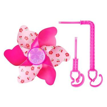 Imagem de Dynwave para Guidão de Bicicleta para Crianças, Acessório 3d Fofo, Fácil de Instalar, Decoração Colorida para Scooter, a Maioria Dos Triciclos de B, Floral