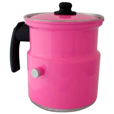 Imagem de Leiteira Rosa Resistente Gulê Em Alumínio 1,7 Litros