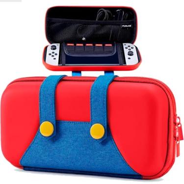 Imagem de Case para Nintendo Switch Oled Capa Protetora para Nintendo Switch Tema Mario Bolsa de Transporte para Viagens Estojo Bag de Proteção Acessórios Para Nintendo Switch Oled