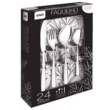 Imagem de Tuut, Linha Lagoa, Faqueiro Completo com 24 peças, Inox