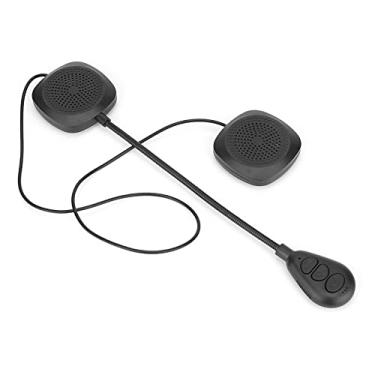 Imagem de Fone de Ouvido para Capacete, Função de Microfone, Fone de Ouvido para Motocicleta, Suporta Atendimento Automático de Chamadas para Motocicleta