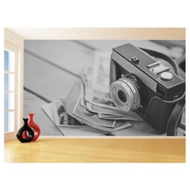 Imagem de Papel De Parede Arte Fotografia Máquina Antiga 3,5M Tra98 - Você Decor