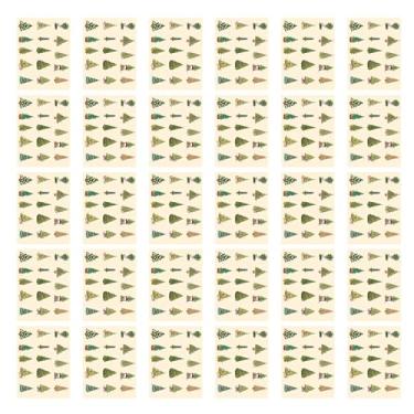 Imagem de Adesivos de Véspera de Natal para Carimbo de Folha Tema de Natal Infantil 30 Peças Suprimentos Fofos para Scrapbooking (Árvore de Natal)