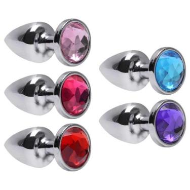 Imagem de Plug anal plástico abs cromado 7cm - SEXY IMPORT