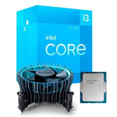 Imagem de Processador Intel Core I3-12100, 3.3GHz (4.3GHz Turbo) LGA1700, 12MB C