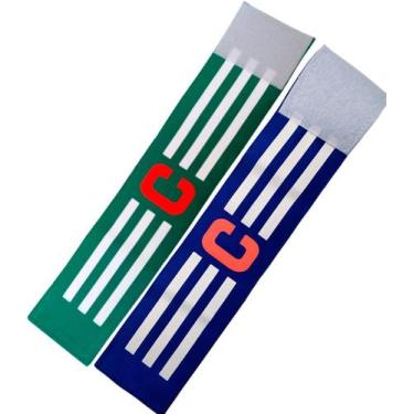 Imagem de Faixa de Capitão Braçadeira de Futebol Kit com 2 Unidades - Estilo Bol