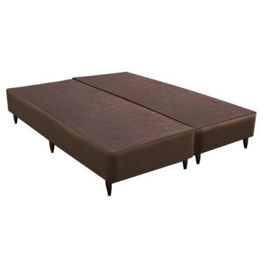 Imagem de Base Sommier Linho Queen 158x198x23cm Ortobom