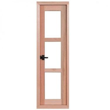 Imagem de Janela de Madeira Maxim-ar 110x30cm Pivotante Caixilho 9,4cm Ewk Jp63 