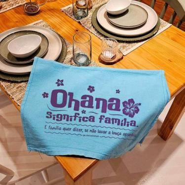 Imagem de Pano de prato Divertido Ohana - Life Geek