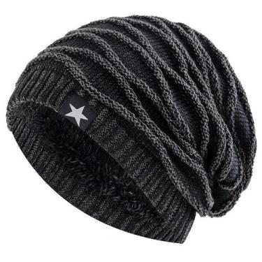 Imagem de Gorro De Inverno Pele Forrada Unissex Casual ELASHOPP