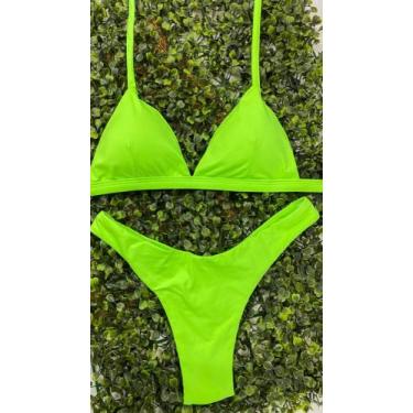 Imagem de Biquíni Asa Delta - Amarelo NEON - Flor de Lotus
