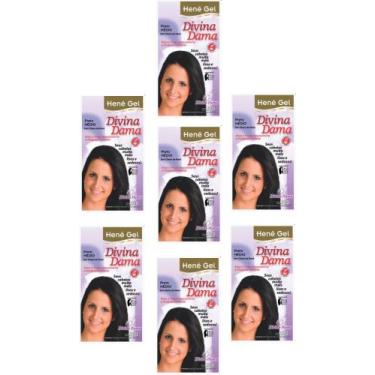 Imagem de Hene Em Gel Jaborandi 09x180gr Divina Dama Preto Medio (Preto Natural)