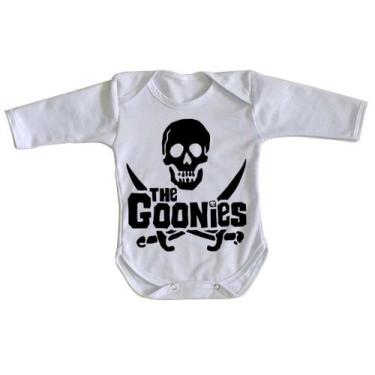 Imagem de body nenê criança roupa bebê manga longa The Goonies Caveira - Empório
