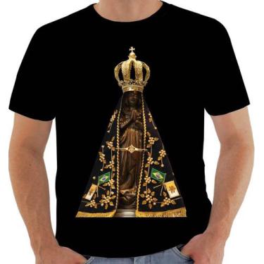Imagem de Camisa Camiseta 5289 - Nossa Senhora Aparecida - Primus, Preto, 10
