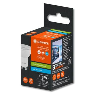 Imagem de 03 lampadas led par16 ho 36. 6w 6500k 550lm biv gu10 - osram - LEDVANC