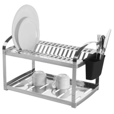 Imagem de Escorredor de pratos inox 16 pratos - DINOX