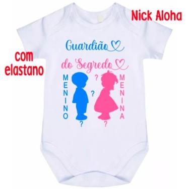 Imagem de Body bebê guardião do segredo cód 9697 - NICK ALOHA, Branco, P