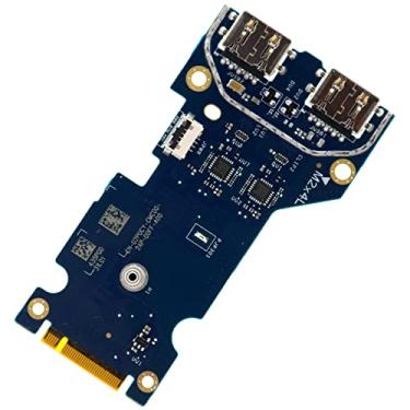 Imagem de Placa USB Deal4GO HDK50 Porta USB 3.2 Placa Filha 2P0CY 02P0CY LS-L656P Substituição para Dell G15 5520 5521 Edição Especial