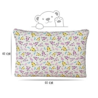 Imagem de Fronha Avulsa Ovelhas Infantil Kids 40x60cm Tricoline 100% Algodão Est